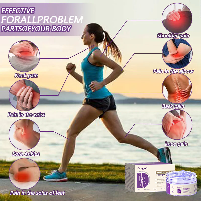 👩⚕️Cougex™ Turmeric & Emu Oil Arthritis Soothing Pain Relief Massage Gel 👨⚕️Australian Osteopathic Association (AOA)Approved