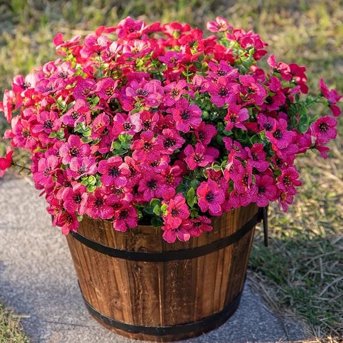 Upgraded High-grade  Material 🌱 Rainproof Lifelike Artificial Flowers With UV-Shield Coating