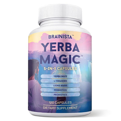 Yerba Magic Kapseln – Pure Yerba Mate & 5-in-1-Supermischung | Natürliche Energie