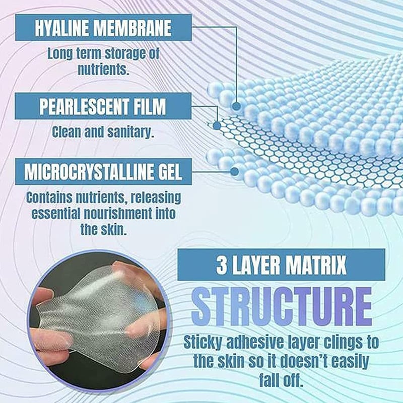 🛒🛍️✨50% OFF Hot Sale🏷️WATERFLY® Freezing Mask, 5 Pairs, for Facial Nourishment🌱 and Wrinkle Removal Water Butterfly