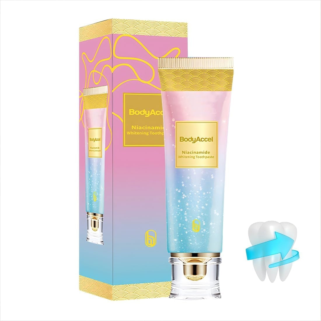 Eptchn Triple Fluoride-Free Whitening Niacinamide Toothpaste