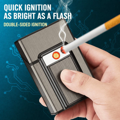 2-in-1 Cigarette Case Lighter