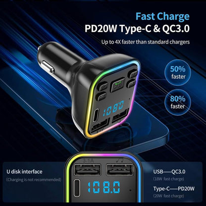 Bluetooth FM Car Adapter