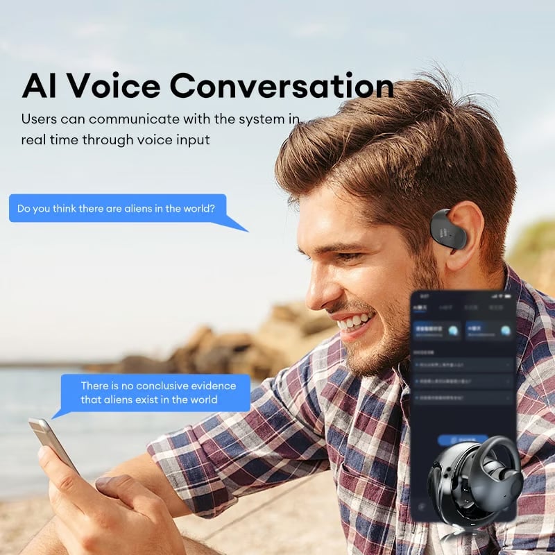 🎁60% OFF🏷️To enjoy the new technology🎧 T26 Pro MAX Wireless Bluetooth Headphones with AI-Translation