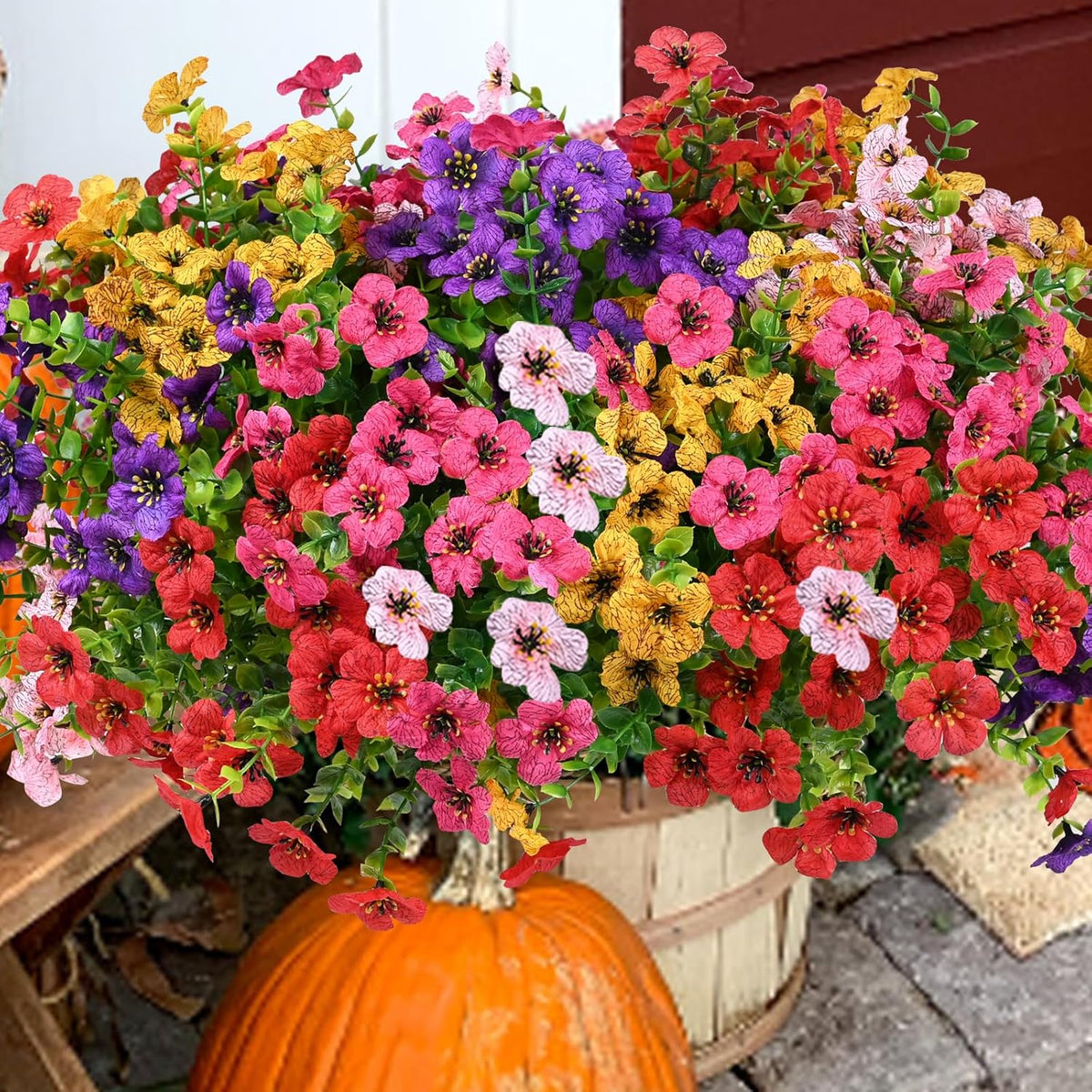 Upgraded High-grade  Material 🌱 Rainproof Lifelike Artificial Flowers With UV-Shield Coating